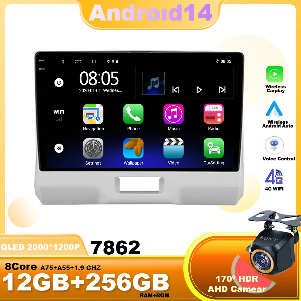 

Android14 For SUZUKI HUSTLER 2014 - 2019 Car Radio Navigation Multimedia Video Player Wireless pantalla carplay auto 4G GPS WIFi