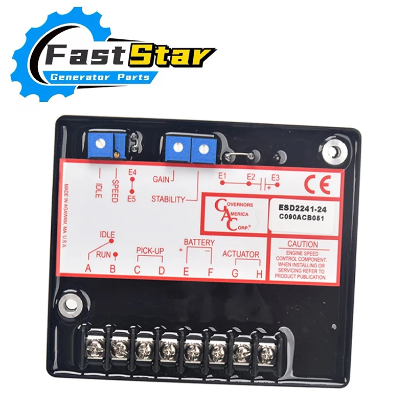 Kit Xeon GAC Genuine ESD2241-24 Diesel Generator Set Speed Controller ESC Board