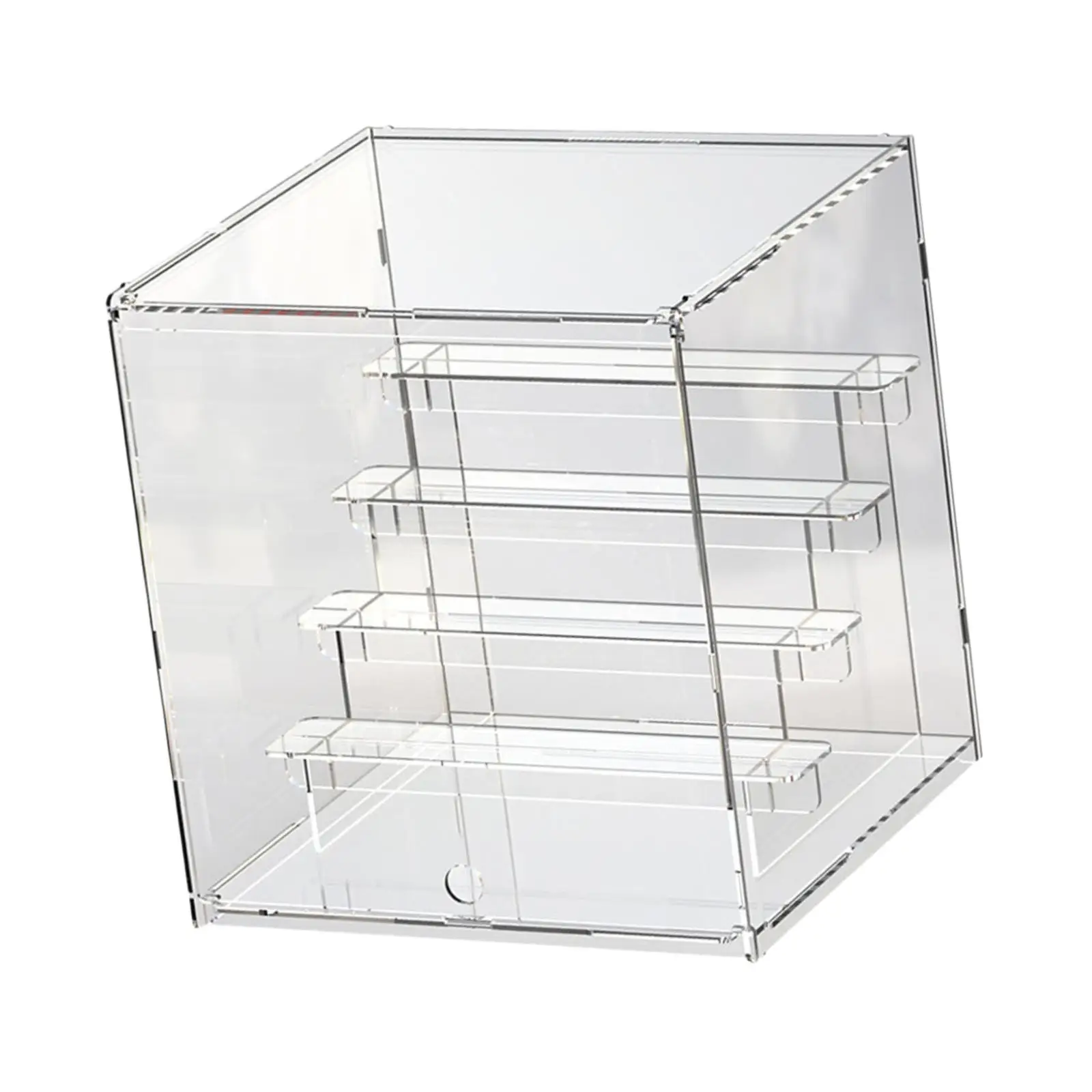 Figures Display Stand with Shelf Professional Action Figure Display Case Transparent Display Case for Study Desktop Living Room