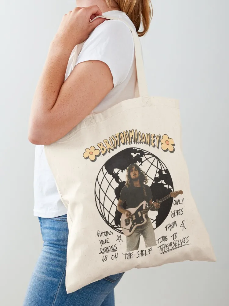 

Briston Maroney T-Shirt Tote Bag Women's bag reusable grocery bags Women's tote bag tote