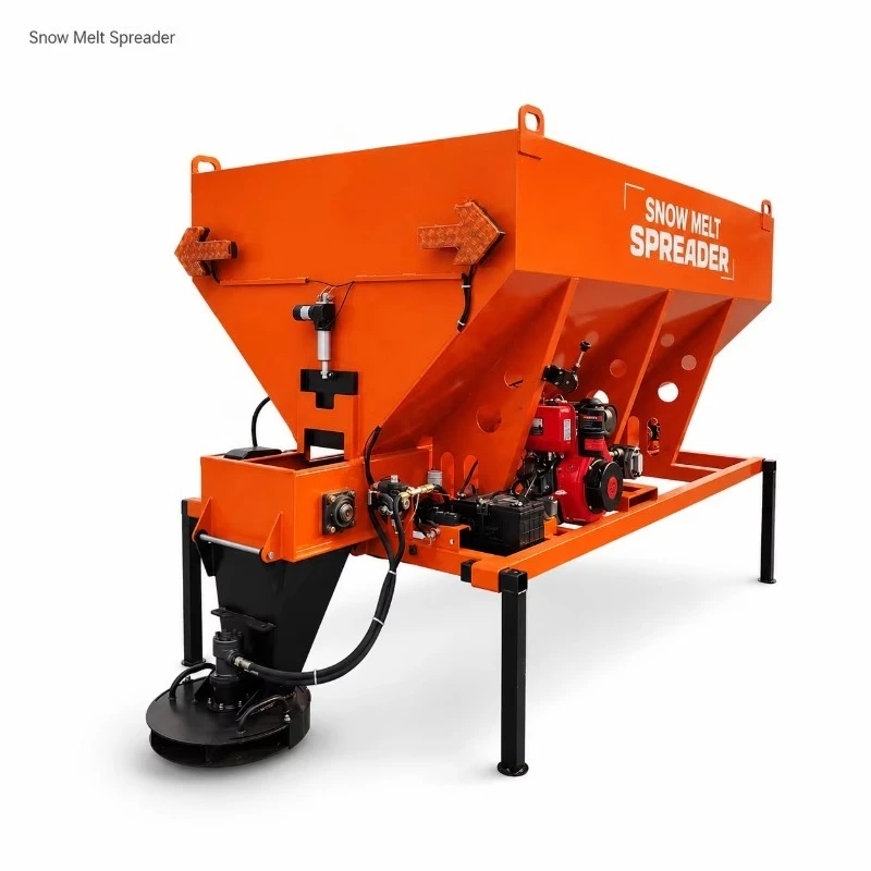 Industrial Grade Winter Deicing Spreader For Slippery Frozen Roads With Heavy Duty Dual Motors From Reliable China Factory