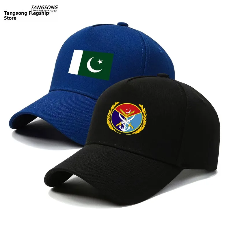 

Памятные бейсболки для мужчин и женщин, кепка с символикой вооруженных сил Пакистана, хлопковая кепка с круглым верхом, всесезонная кепка унисекс