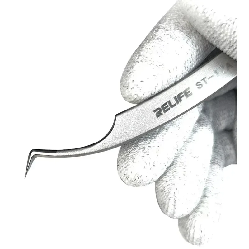 Relife ST-17 رقاقة التعليب تحديد المواقع ملاقط فائقة الدقة للوحة الأم IC رقاقة صيانة بغا استنسل أداة إصلاح ثابتة