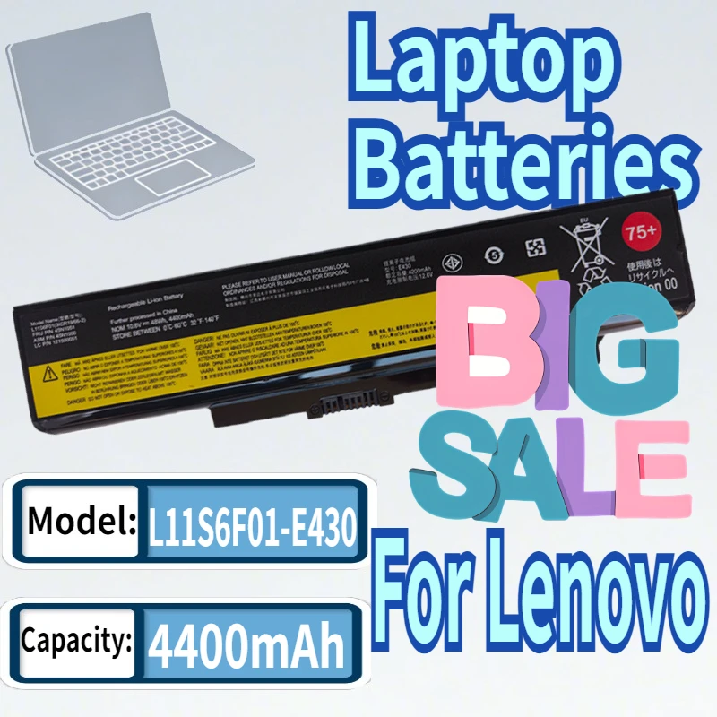 

L11S6F01-E430 Laptop Battery for Lenovo ThinkPad Edge E440 E431 E435 E530 E531 E535 E540 E430C E545 E530 45N1043