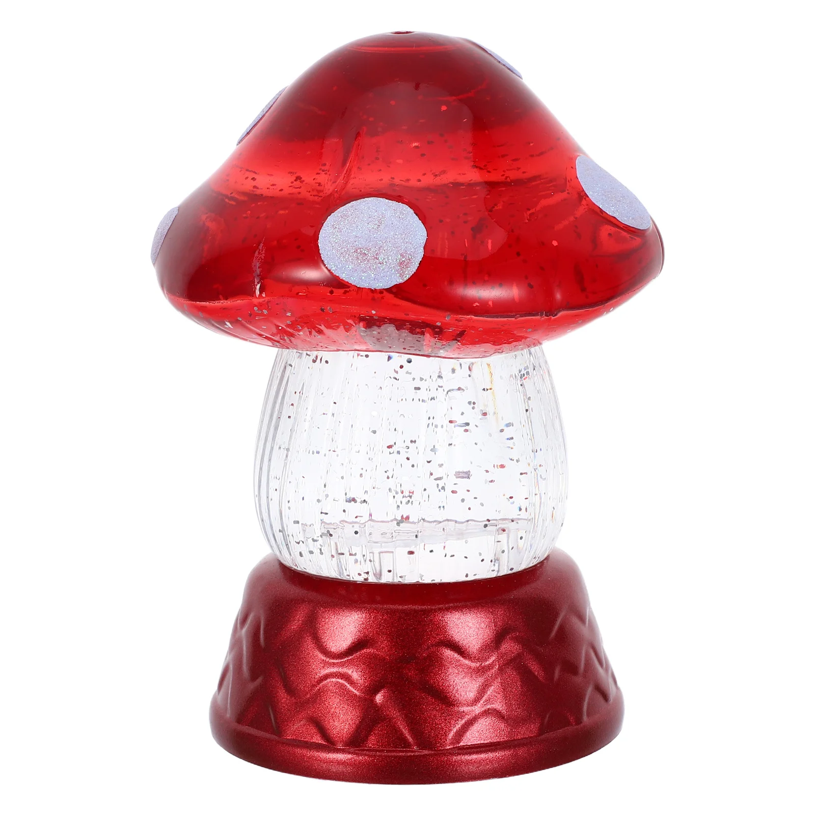 

Mushroom Night Light LED Non-Glare Snow Scene Ambient Lamp 7.27x5.89x5.89 for Bedroom Nightstand Decor Cute Mushroom Shaped