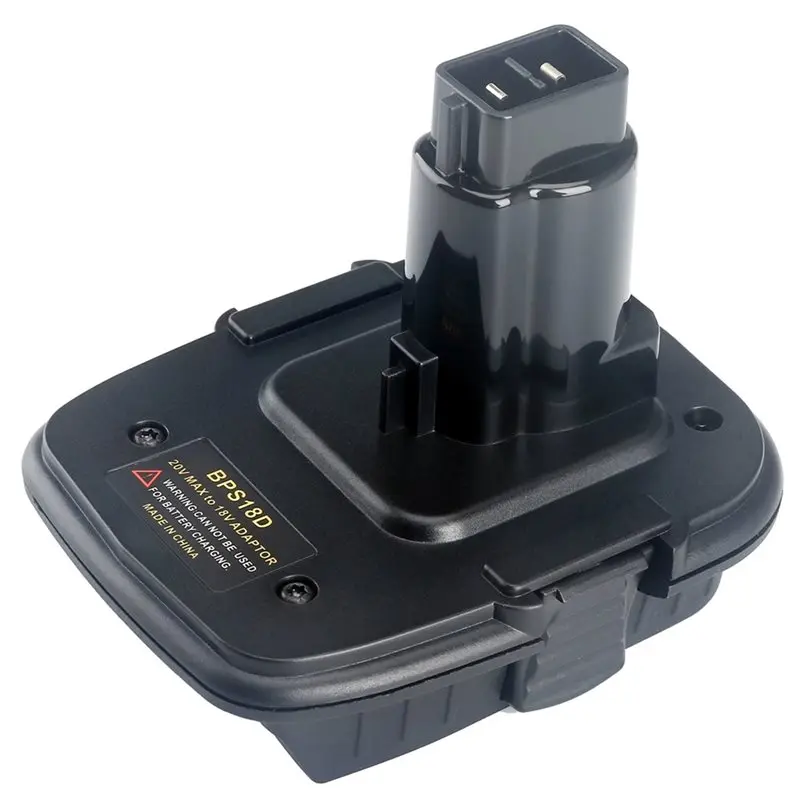 [B24B!】 For Black Decker Porter Cable 18V Lithium Battery Converter BPS18D Adapter For 18V NI-CD/NI-MH