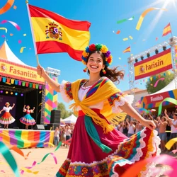 Spanish Flag Polyester National Banner in Multiple Sizes 90x150cm 60x90cm 40x60cm Spain Flag Bunting for Decorations