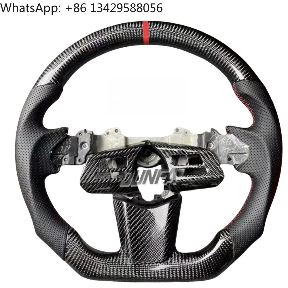 

Genuine Leather Carbon Fiber Steering Wheel Custom Car Steering Wheel Modification For Subaru BRZ Forester X-V