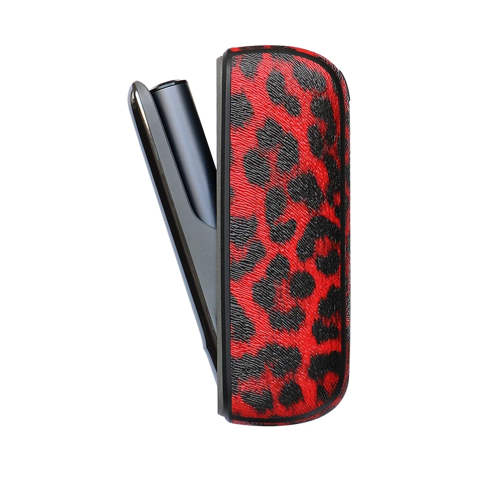 4 Colors Leopard Leather Case for IQOS ILUMA Cover Holder Pouch Protective for IQOS Accessories