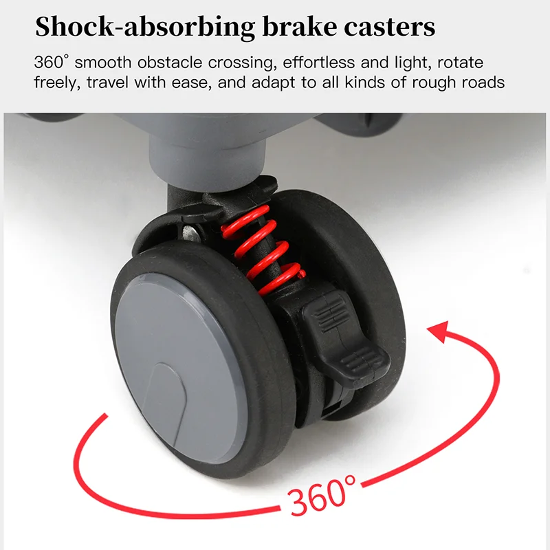 LEE Bagaglio a rotelle con cerniera di grande capacità con manico largo e sistema a 5 ruote - Ideale per i viaggi internazionali