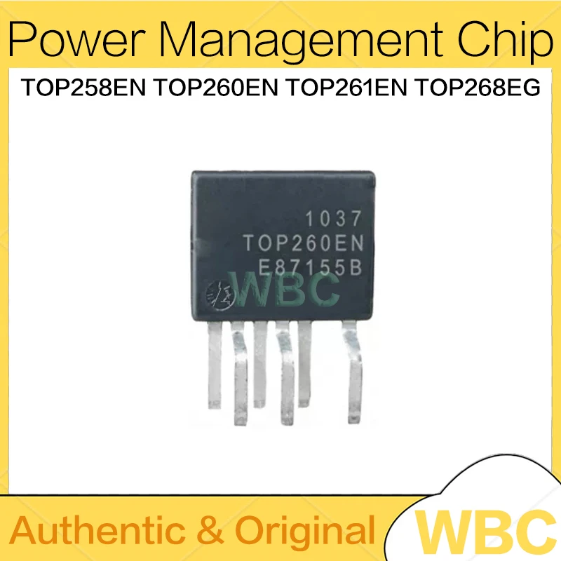 10Pcs/Lot TOP258EN TOP260EN TOP261EN TOP268EG High-efficiency power management chip new original