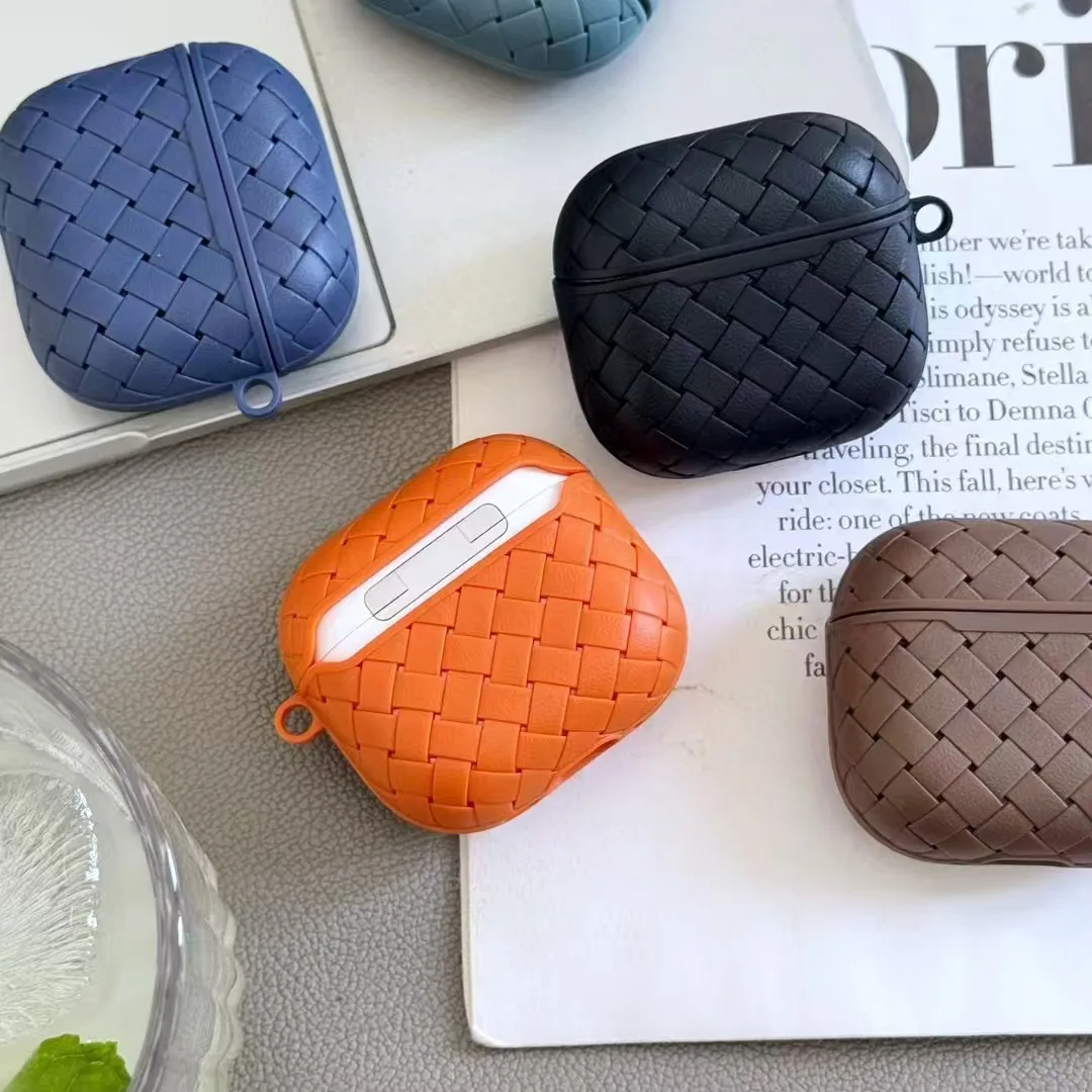 Новый чехол для Airpods 4th Type-C (2024), дышащий тканый узор, мягкий чехол с защитой от падения, новый чехол для Airpods 4th Cover