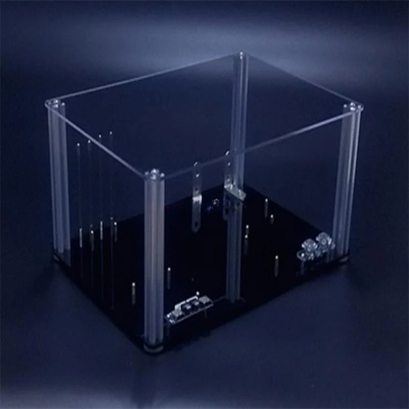 DIY personal isierte voll transparente Acryl Computer Chassis Rack Desktop PC Computer Fall für ATX Motherboard Mainboard