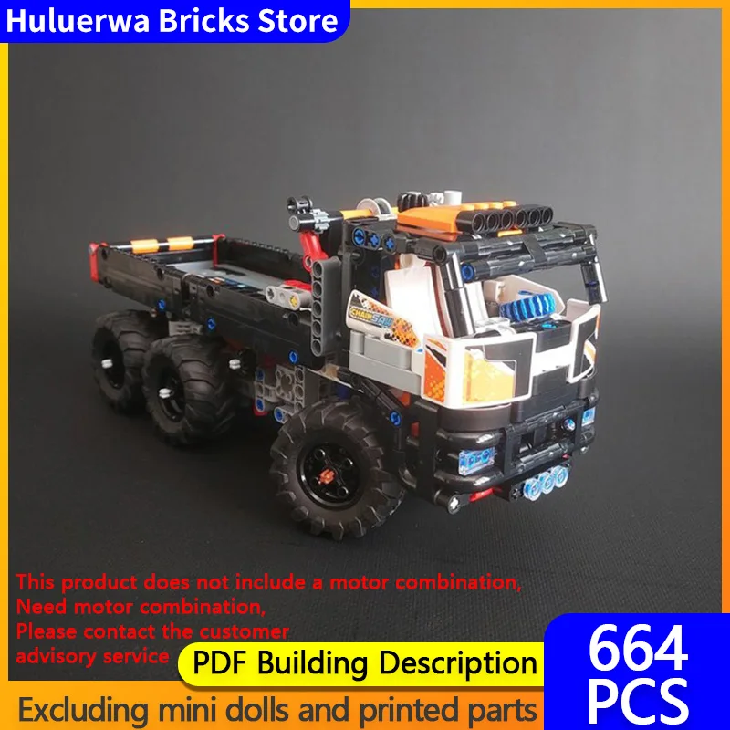 

City Car Model MOC Building Bricks Transport Dump Truck Modular Technology Gifts Holiday Assemble Children Toys Suit