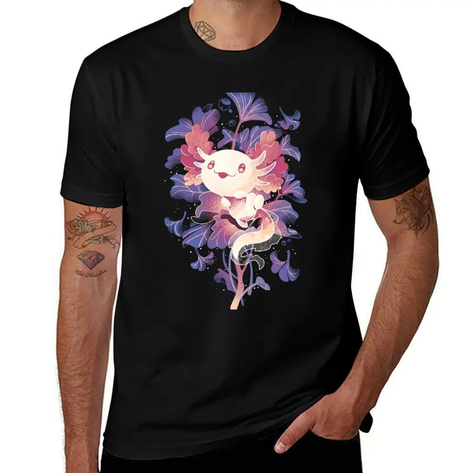 Little Axo - Cute Underwater Salamander T-Shirt Holiday Outdoor T-Shirt