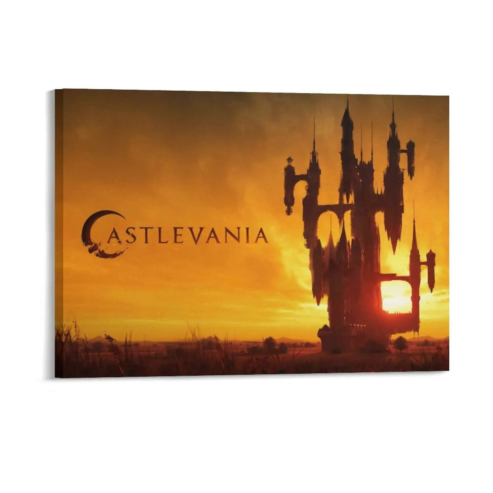 Sunrise Castlevania Canvas Painting Wall Custom Designs Printing PaintingCustomize Framed Wall Paintings