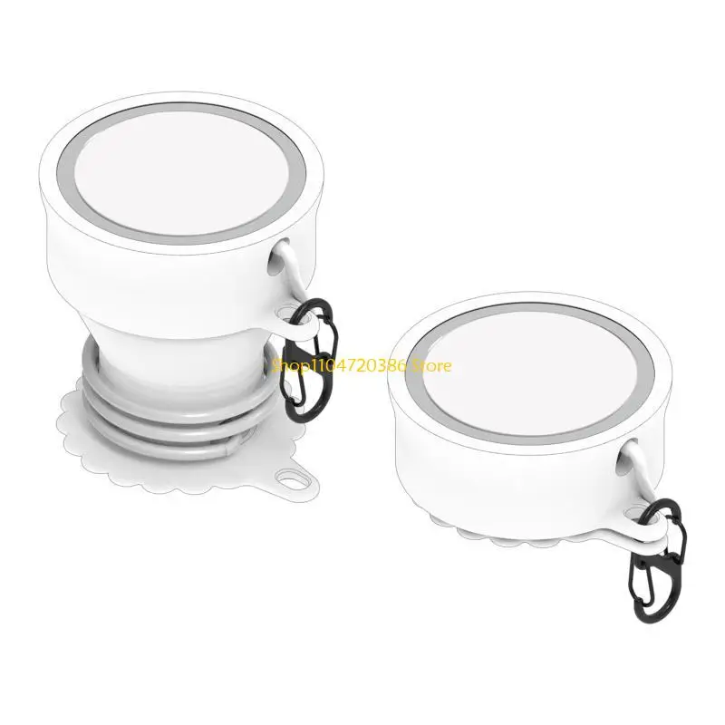 محول شاحن لاسلكي K0EA واقي للحافظة المزودة بخطاف من جل السيليكا الناعم للهاتف