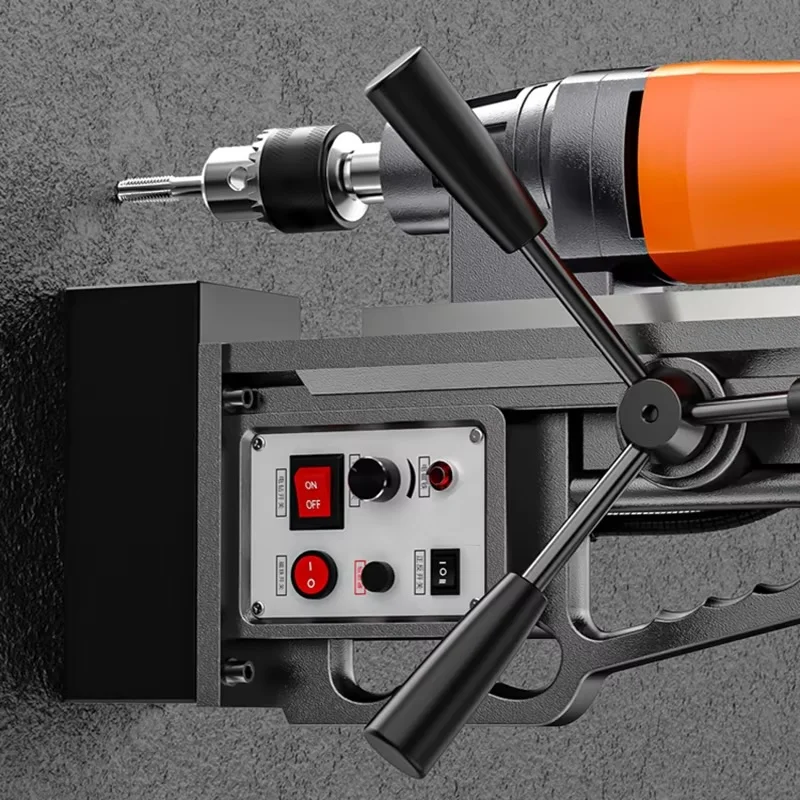 Mesin Bor Magnetik 1200W 13000N Bor Magnet Tekan Membosankan Maksimum Kedalaman Magnet Kekuatan Penyadapan (MB-23)