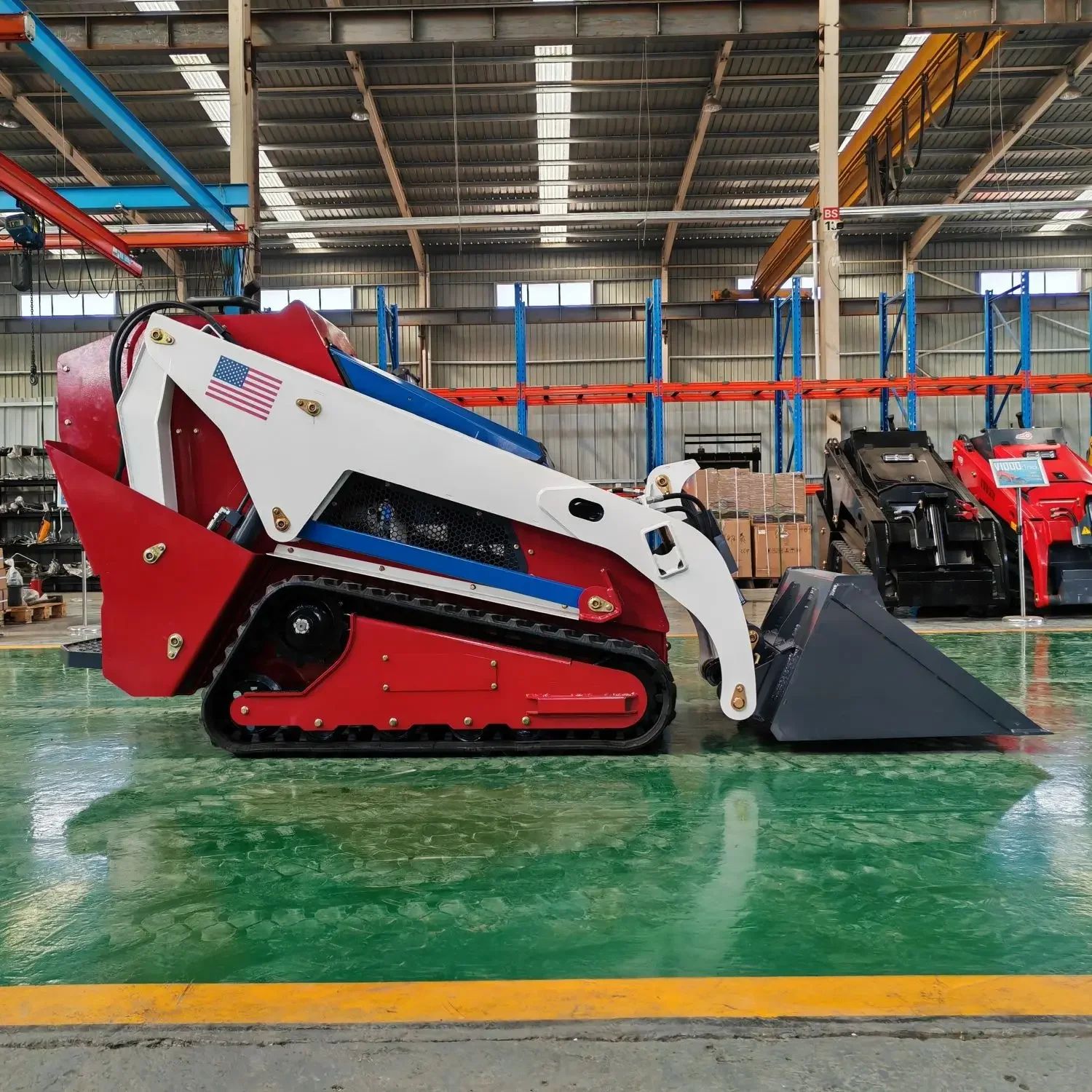 V-1000 CE Epa Engine Die sel inoler Mini Skid Steer Loader dreams achment avec Track