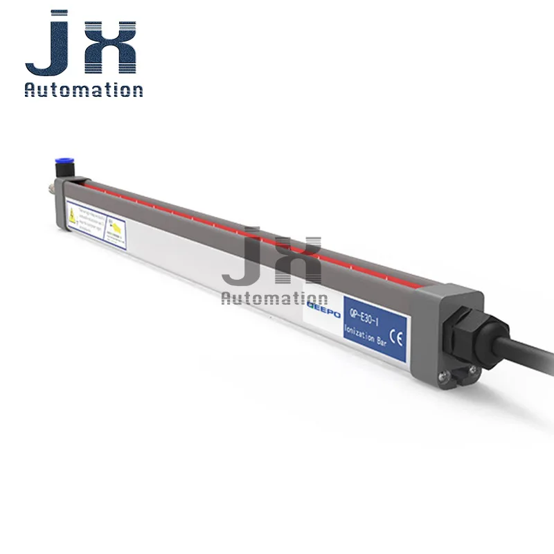 Bag Making Machine Bottom Sealed Transparent Film Static Eliminator QP-E30-I Long Distance Ion Wind Rod with High-voltage Line