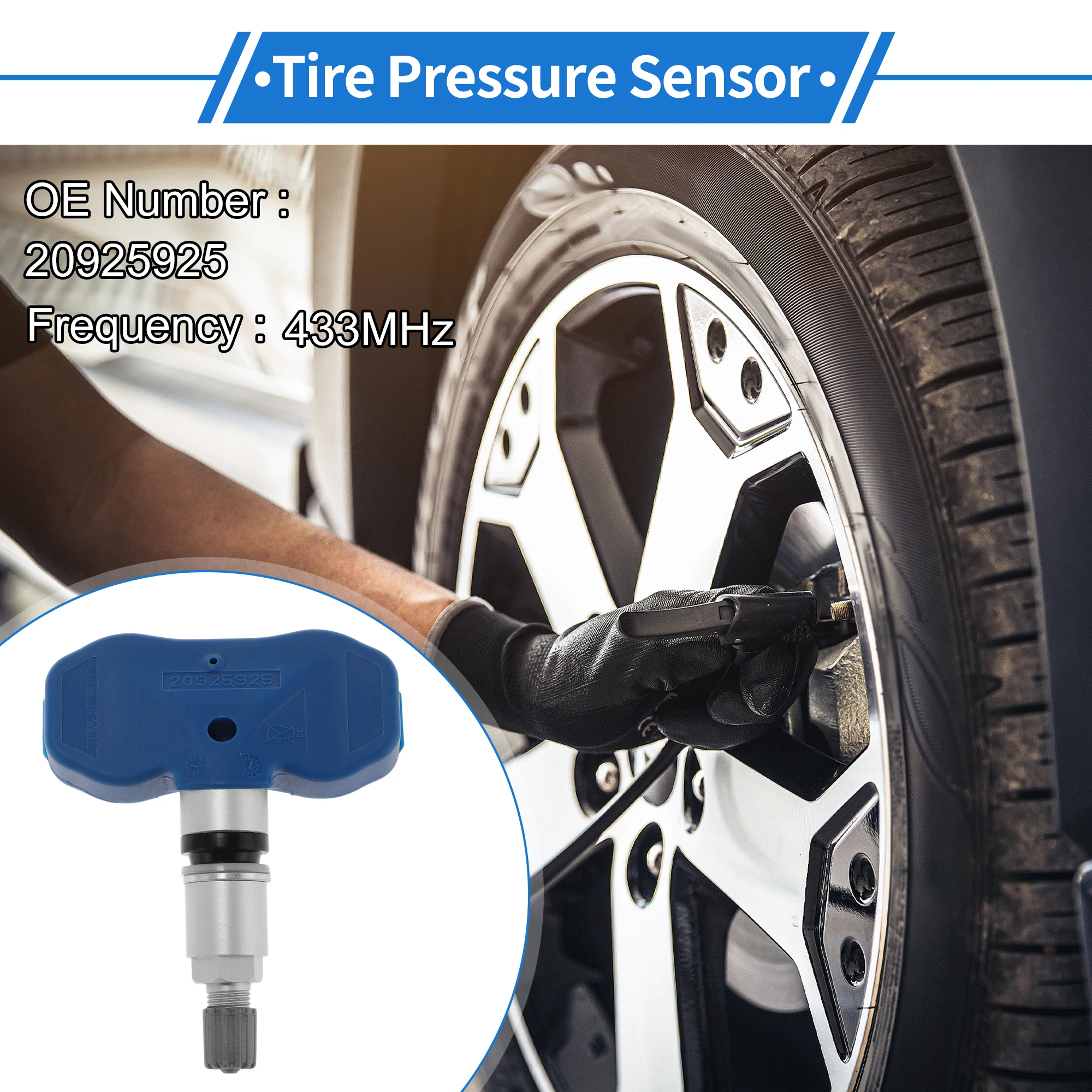 

Motoforti Tire Pressure Sensor TPMS Sensor No.20925925 for Vauxhall Maloo R8 LSA 2014-2018