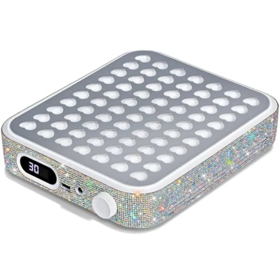 

Portable Nail Dust Collector with Reusable Filter Rechargeable Quiet Nail Vacuum with 3 Suction Modes Easy-Control for Beginner