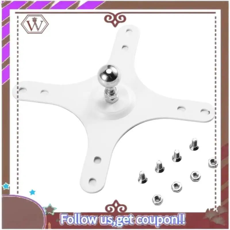 ABBG-المحمولة رصد تصاعد قوس لوحة VESA 17 مللي متر الكرة إلى 100X100mm 75X75mm قاعدة جدار جبل مجموعة حامل الأبيض