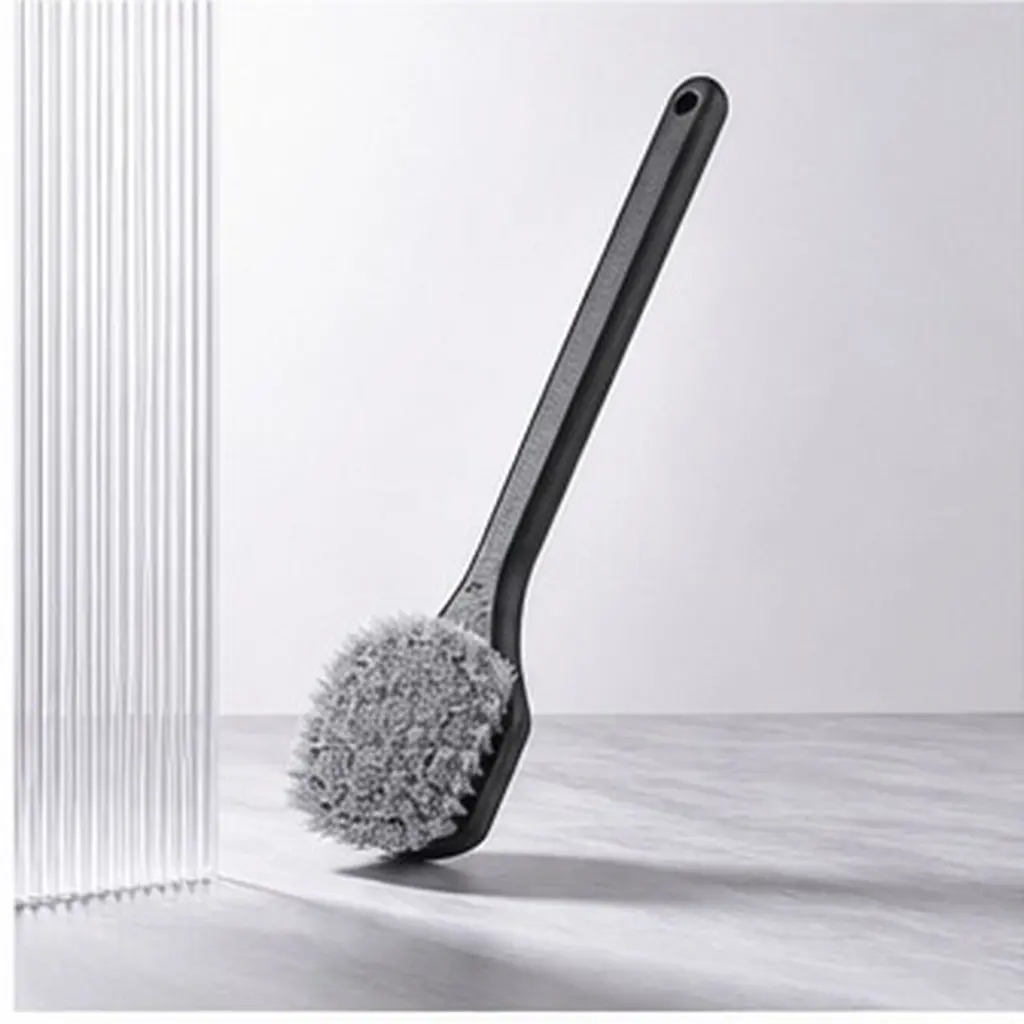 Long Handle Auto Detailing Brush Car Rim Cleaner Strong Tire Scrub Brush Wheel and Tire Cleaner for Car Care Detailing Kit
