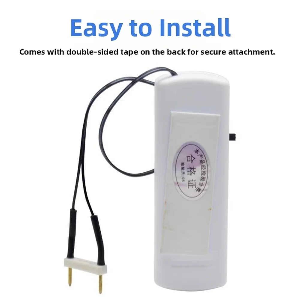 White Copper Probe Water Level Alarm Sensor 100dB Loud Overflow Leakage Detector For Home Aquarium Tank Pool Monitoring Tool