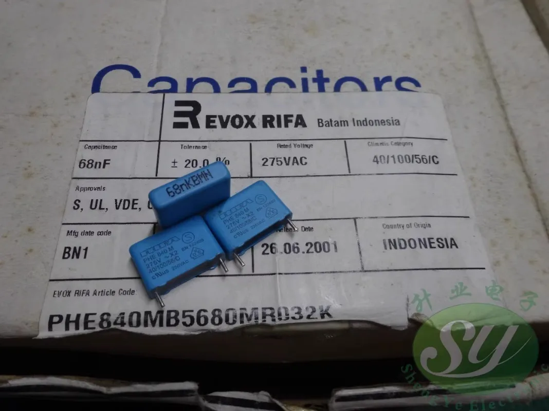 

20PCS PHE840MB5680MR032K 0.068uf/275vAC 68nf 683 New film capacitor