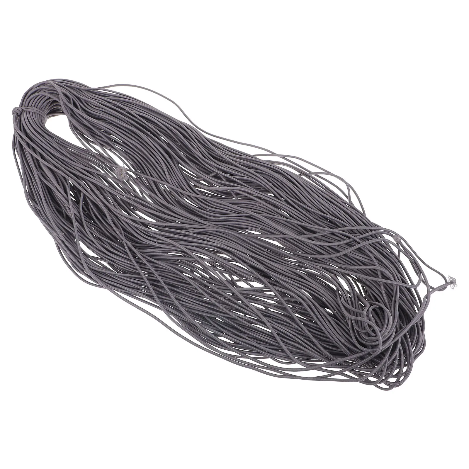 

Elastic Straps Trousers Waist Rubber Band Small Bungee Cords Black Child DIY Supplies Pants Hair Clothes Accessories Round