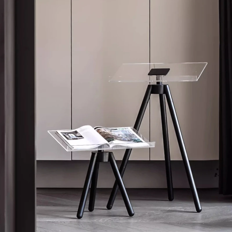 Living Room Floor Reading Stand Sofa Side Display Rack Modern Book Holder for Magazine Catalog Exhibition Sample Room Home Decor