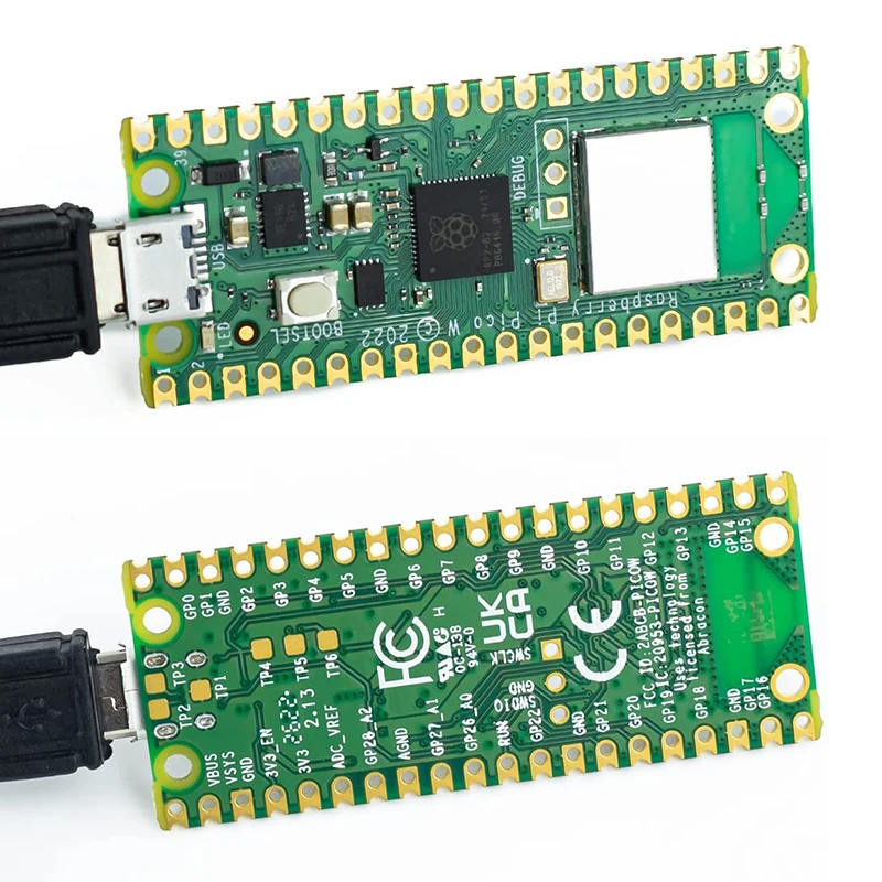 Raspberry Pi Pico / Pico W Based On RP2040 Microcontroller Dual-core ARM High-Performance Cortex M0+ Processor