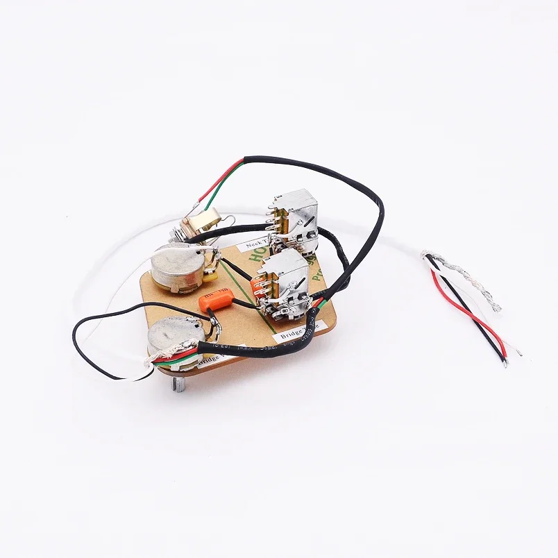 1 Set Loaded Pre-wired Electric Guitar  & Alpha Push Pull Wiring Harness Prewired Kit