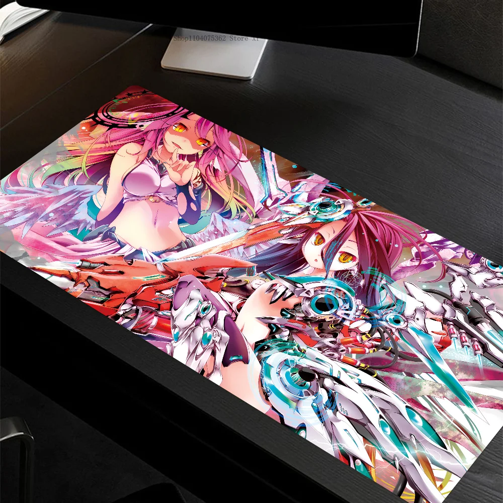 Anime No Game No Life Zero Mousepad Large Keyboard Desk Mat Gaming Mouse Pad LockEdge Non-slip Mat