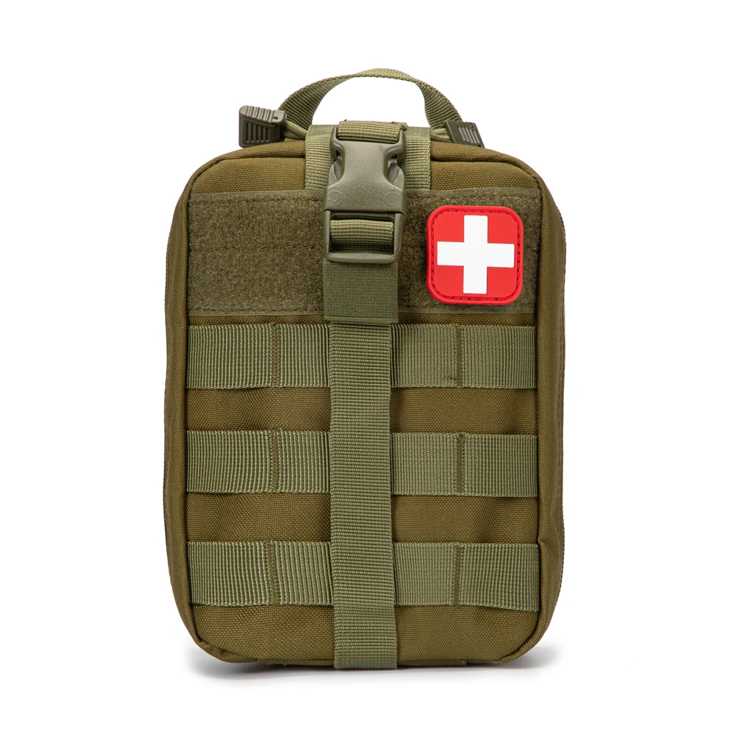 

Tactical First Aid Bag MOLLE EMT IFAK Hip Pouch Rip-Away Trauma First Aid Responder Medical Emergency Utility Bag for Outdoors