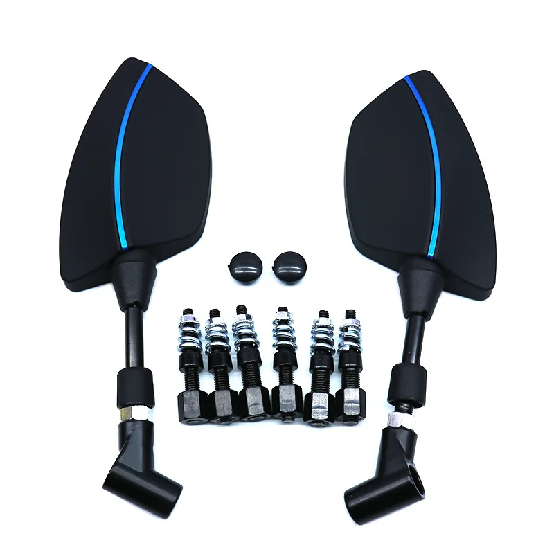 Picture 4: Suitable for SH-218-HT Motorcycle Rearview Mirror Modified Universal Mirror with 6 Screws Tomahawk Mirror