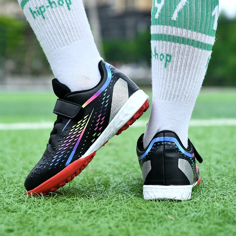 Soccer Shoes for Boys Waterproof Outdoor Sports Adolescents Non-Slip Fashion Football Wear-Resistant Training Children Girls