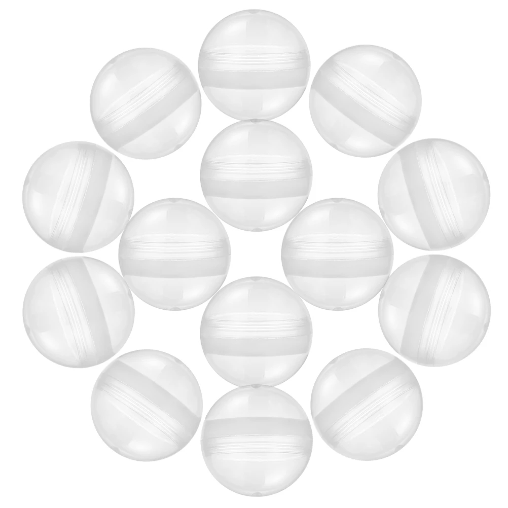 

100 Pcs Balls Clear Plastic Toy Capsules Vending Machine Round Easter Eggs Kids Party Favors Storage Collectibles