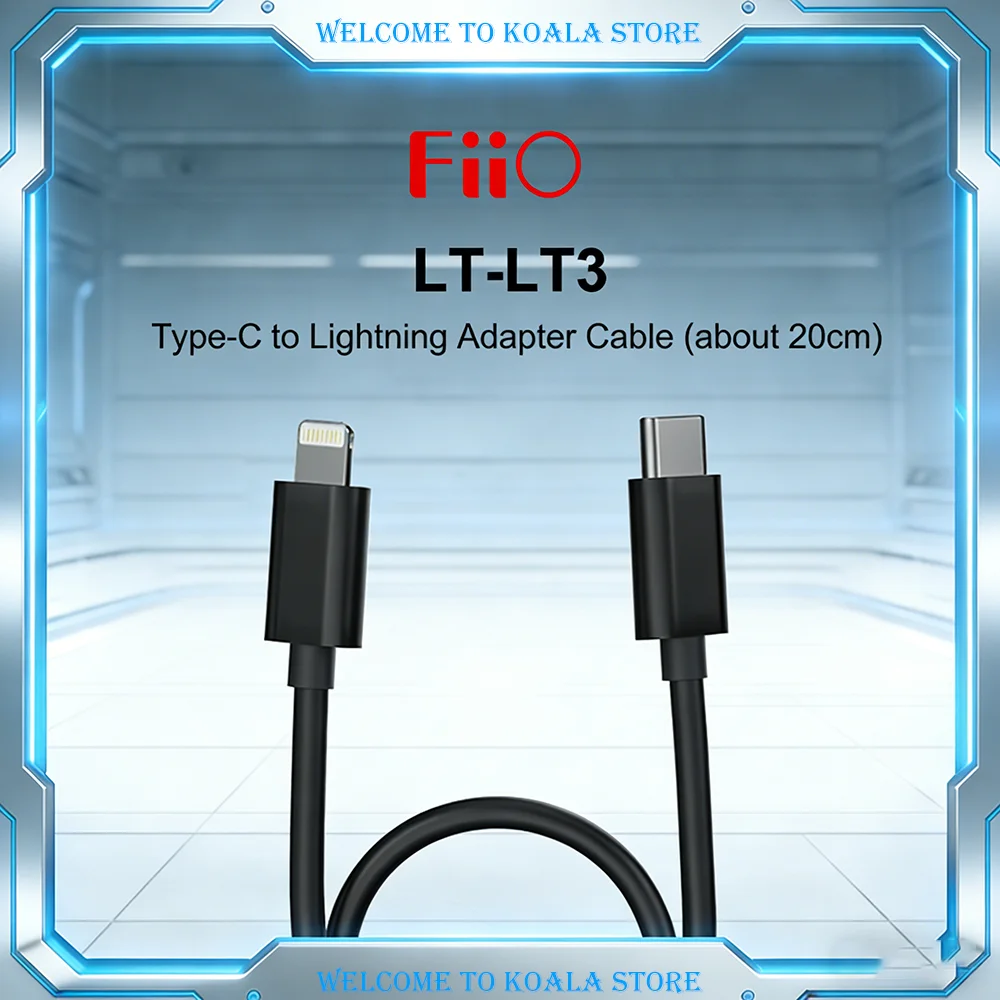 

Кабель для передачи данных FiiO LT-LT2 LT-LT3 LT-LT4 Type-C, индивидуальный соединительный кабель для устройств iOS, USB-C DAC AMP, усилитель для наушников, 10 см, 20 см, 50 см