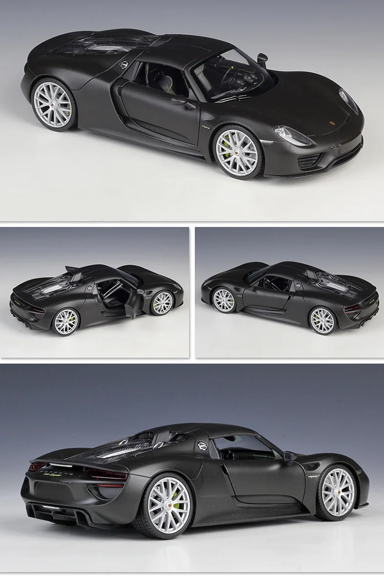 Welly 1:24 Porsche 918 Legierung Sportwagen Modell Druckguss Metall Rennwagen Fahrzeuge Modell Simulation Sammlung Kinder Spielzeug Geschenk – Detail 7