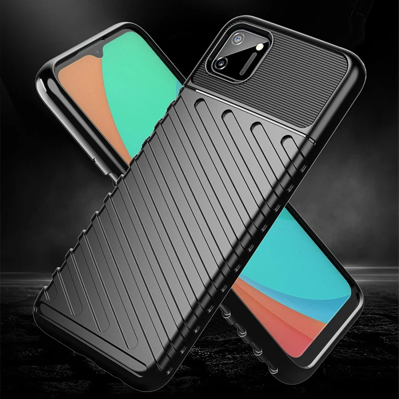 Mobile Phone Case for OPPO Realme C11 Shockproof Protective Cover All-Inclusive Soft Shell