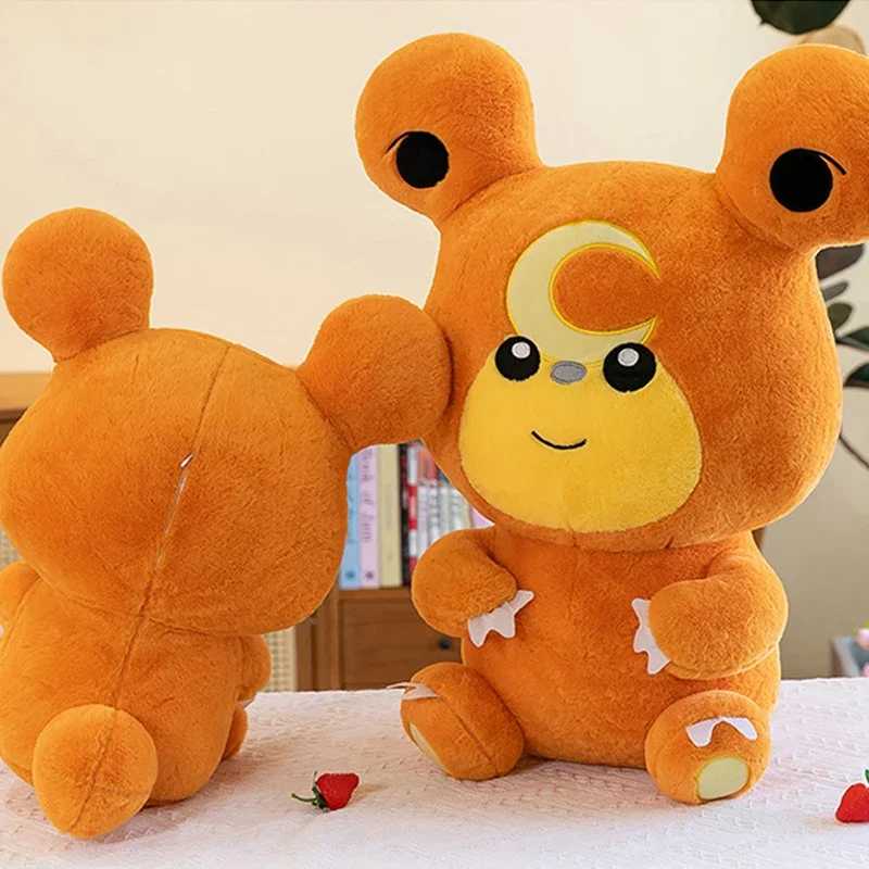 30/80cm Duży Teddiursa Pokemon Pluszowe zabawki Anime Doll Śliczna poduszka Kreskówka Gigantyczny Pokémon Plushie Wypchany prezent dla dzieci Boże Narodzenie