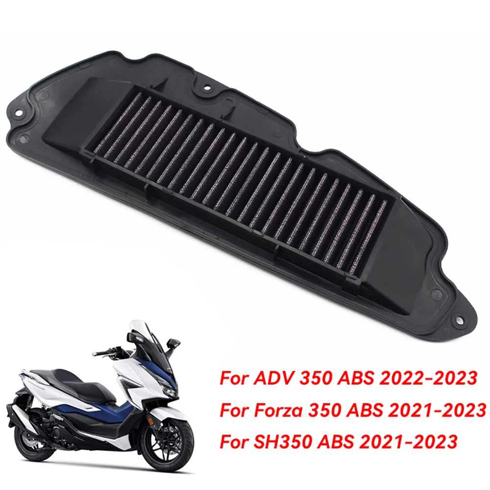 

For Honda SH350 Forza 350 Forza350 ABS 2021-2023 Motorcycle High Flow Non-woven Fabric Engine Air Filter Intake Cleaner Element