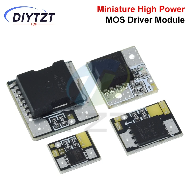 DIYTZT Mini عالية الطاقة MOS الزناد التبديل محرك وحدة تأثير المجال أنبوب PWM تنظيم لوحة التحكم الإلكترونية التبديل