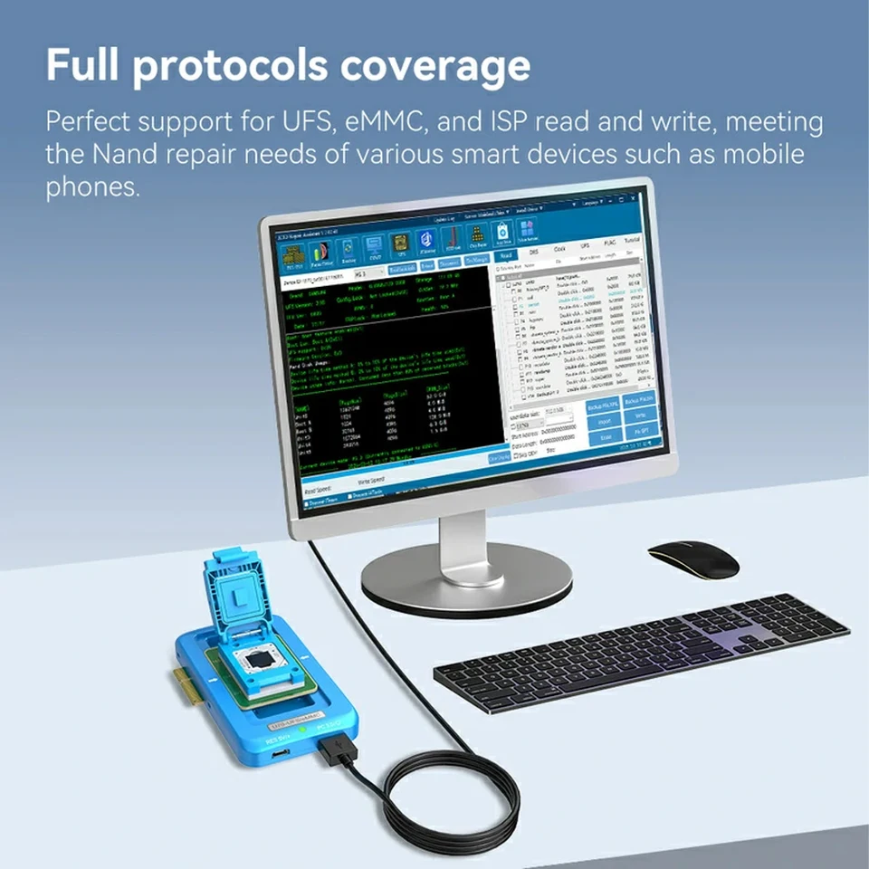 JCID U70 Gen2 UFS eMMC ISP Programmer Kit
