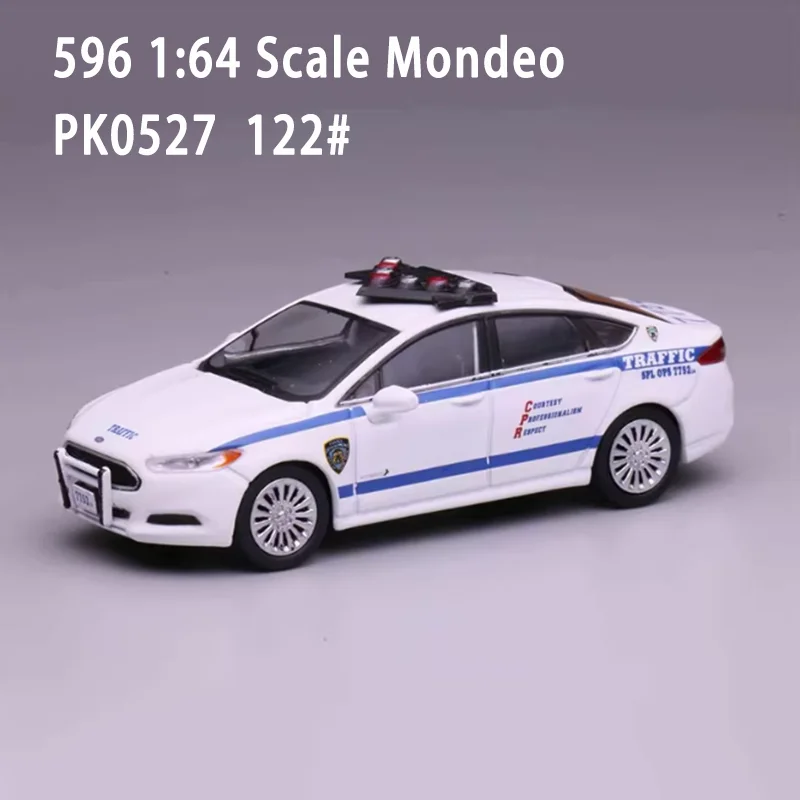 596 NYPD LAPD mondeo モンデオ　3台セット 596 Diecast 1:64 Scale Mondeo Police Alloy Car Model Collection