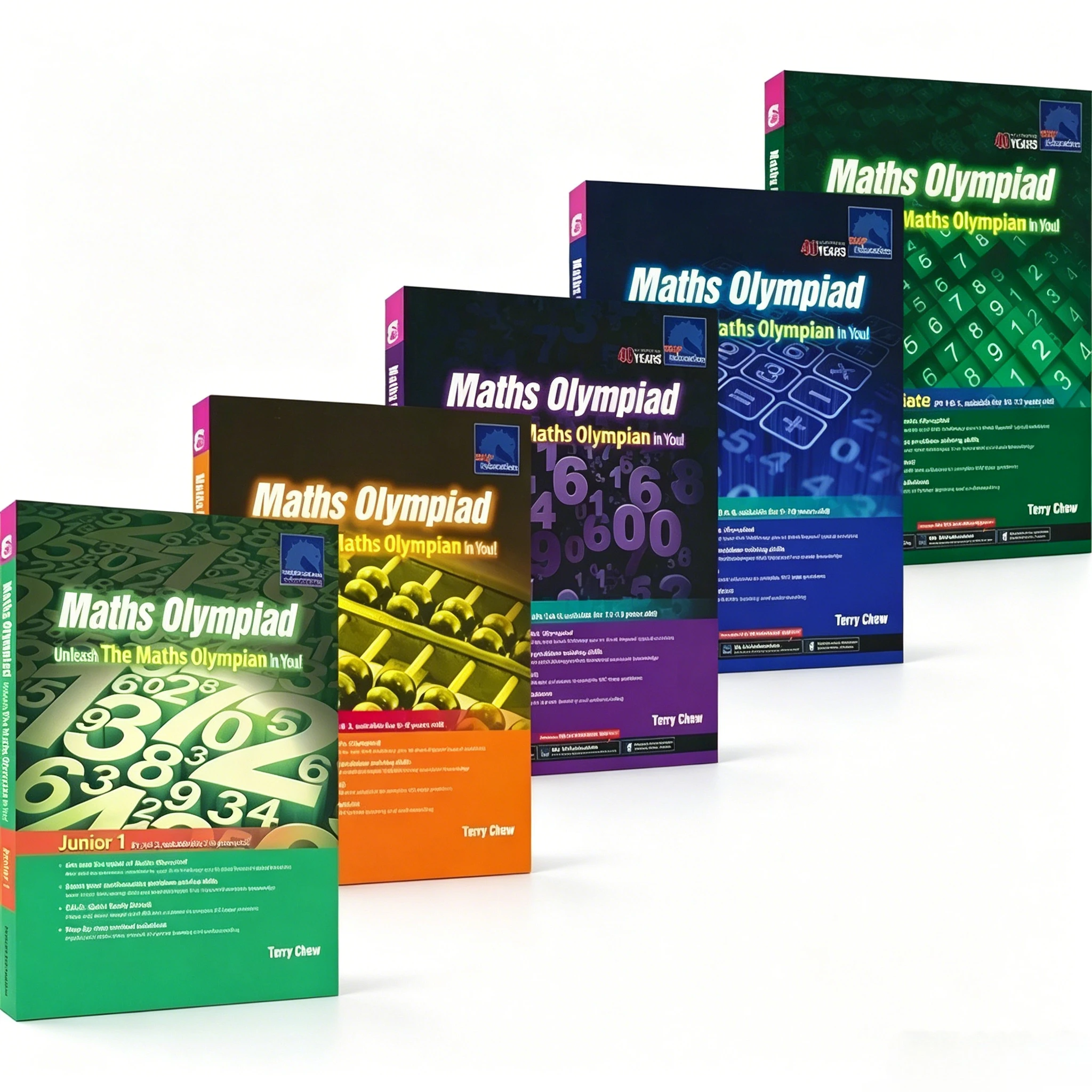 5 Books/set SAP Maths Olympiad Primary School Mathematical Thinking Training Exercise   Math Questions English Book