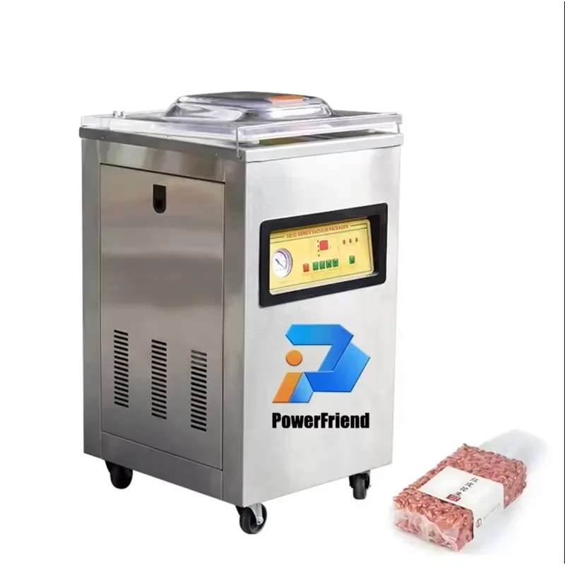 Automatic Industry Food Sausage Meat Seafood Vacuum Sealing Machine Packaging