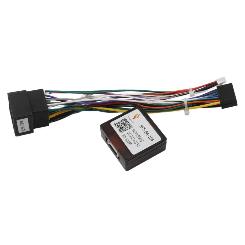 Simplesoft Car Radio Wiring Harness with CANBUS Decoder Box For Peugeot 206 307 Android Stereo Power Cable RP5-PA-104 PA-SS-01